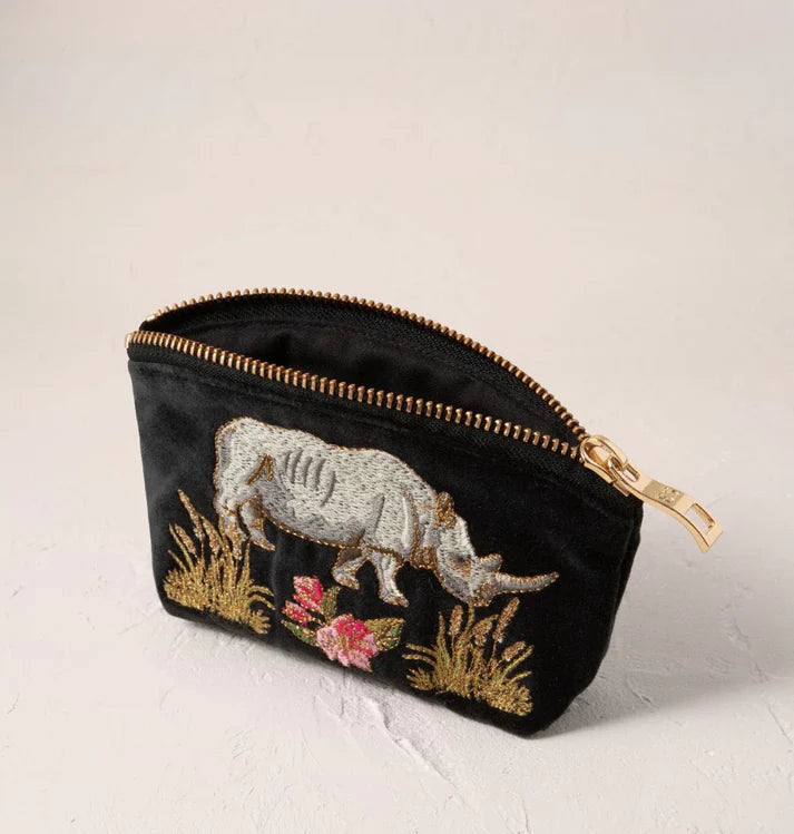 Elizabeth Scarlett Coin Purse Wild Rhino