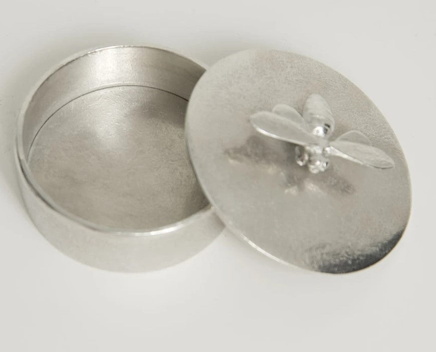 Large Pewter Trinket Box by Lancaster & Gibbings (Bee)