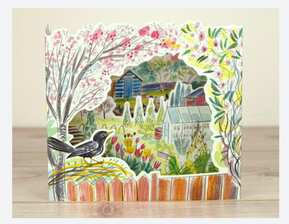 Card - Allotments Series 3D - Blackbird