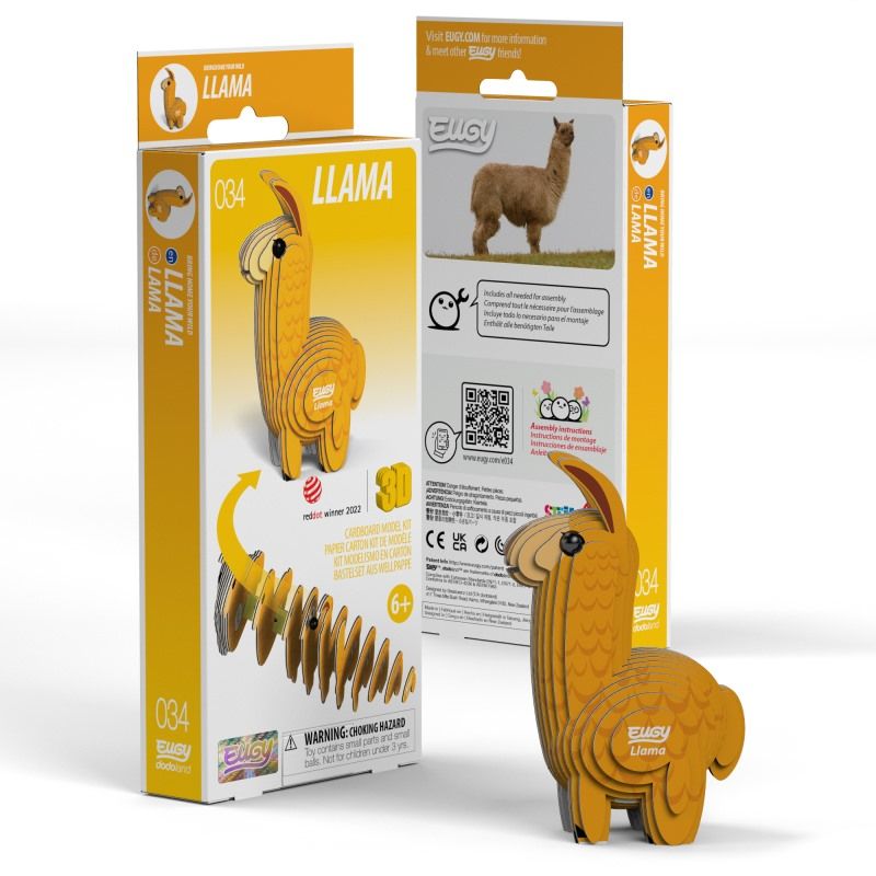 Eugy 3D Model Kit - Llama