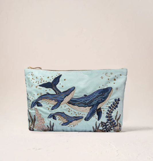 Elizabeth Scarlett Everyday Pouch Mystical Whale