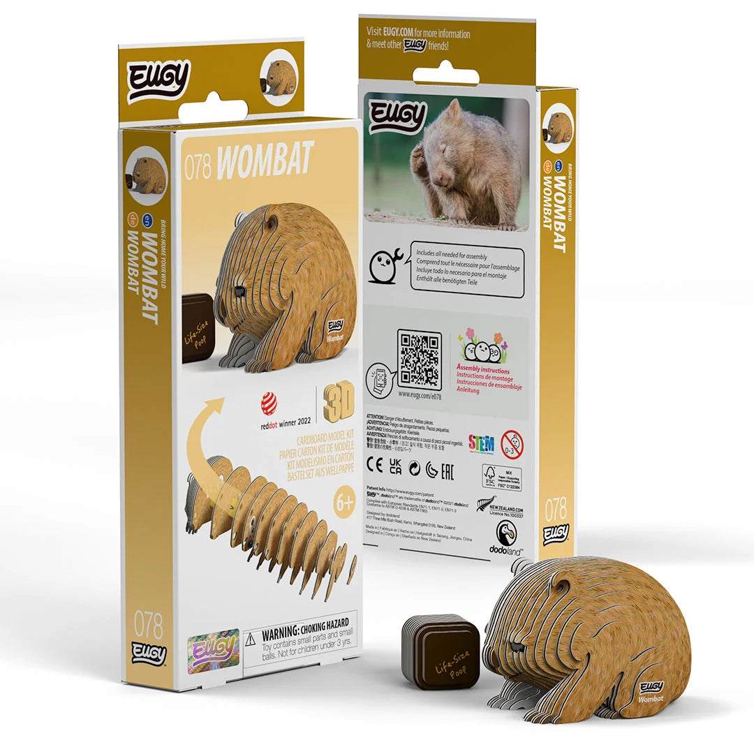 Eugy 3D Model Kit - Wombat