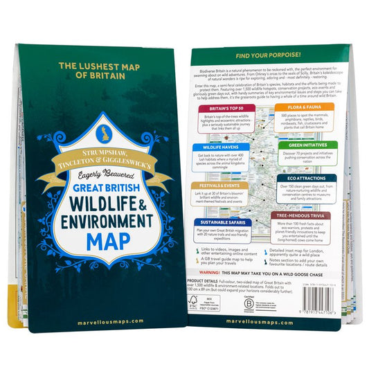 STG’s Eagerly Beavered Great British Wildlife and Environment Map