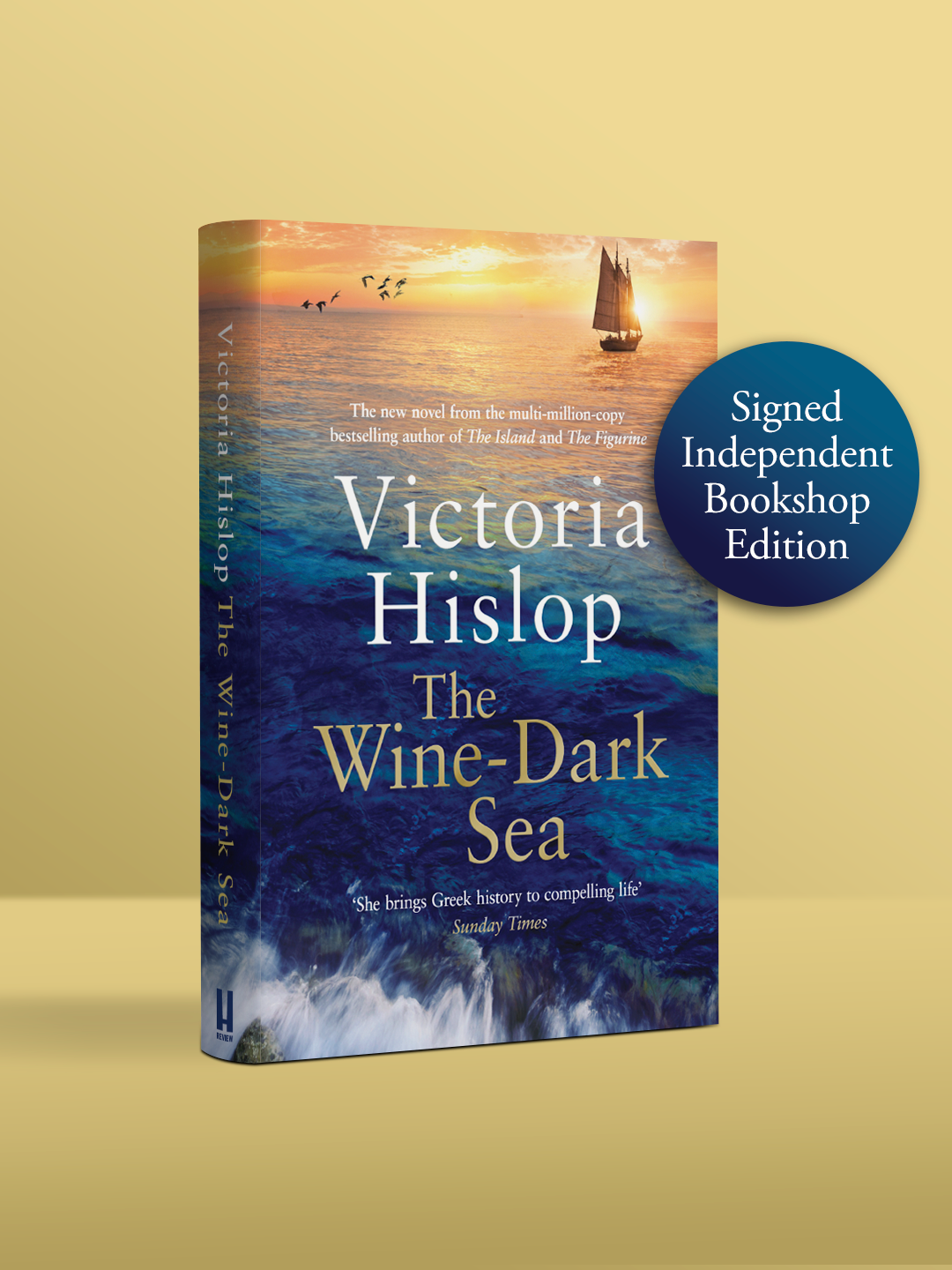 The Wine-Dark Sea by Victoria Hislop SIGNED edition