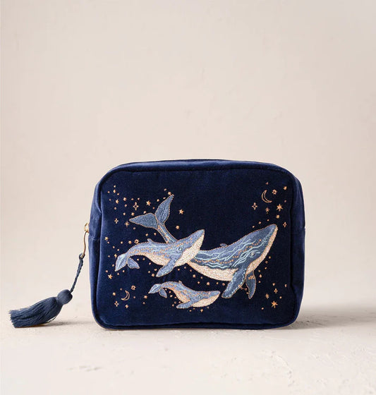 Elizabeth Scarlett Wash Bag Mystical Whale