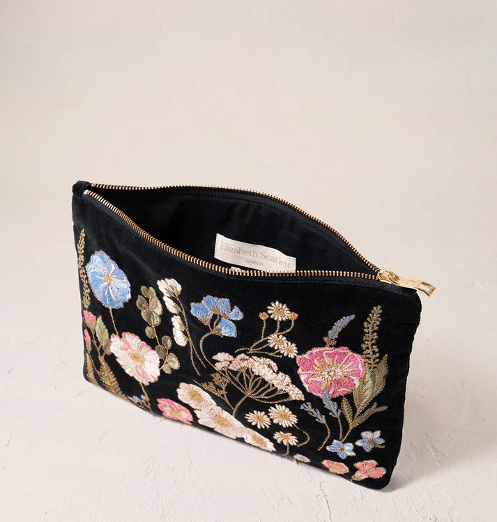 Elizabeth Scarlett Everyday Pouch Pressed Flowers