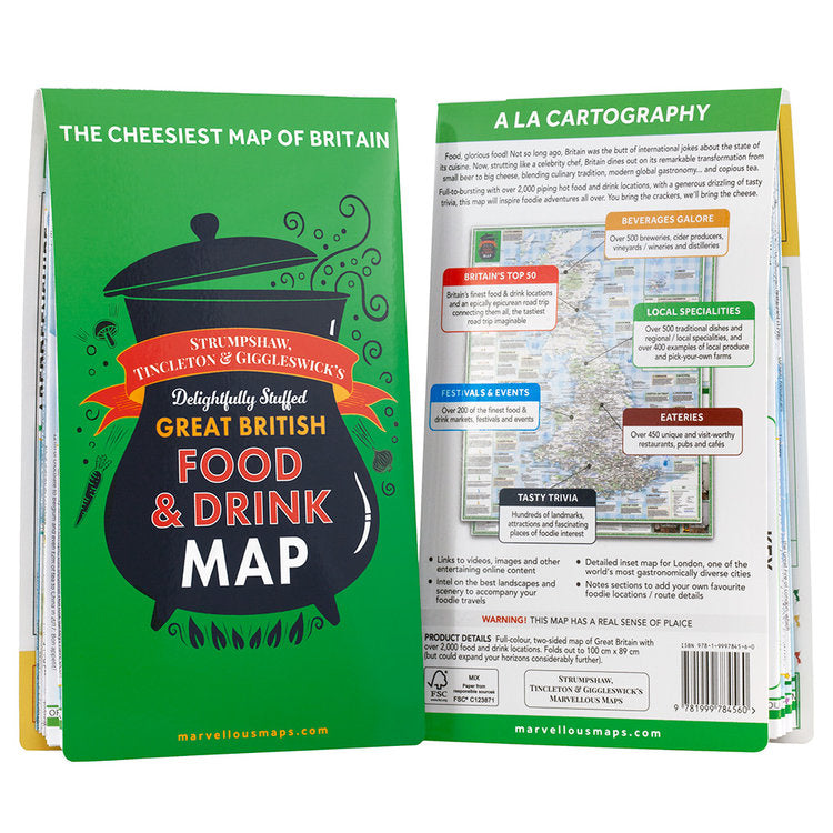 STG's Delightfully Stuffed Great British Food and Drink Map