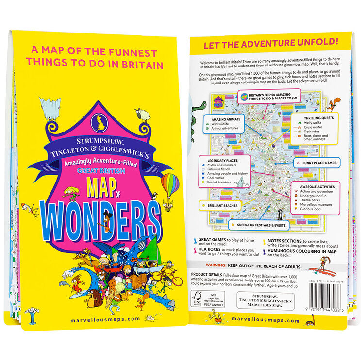 STG’s Amazingly Adventure-Filled Great British Map of Wonders