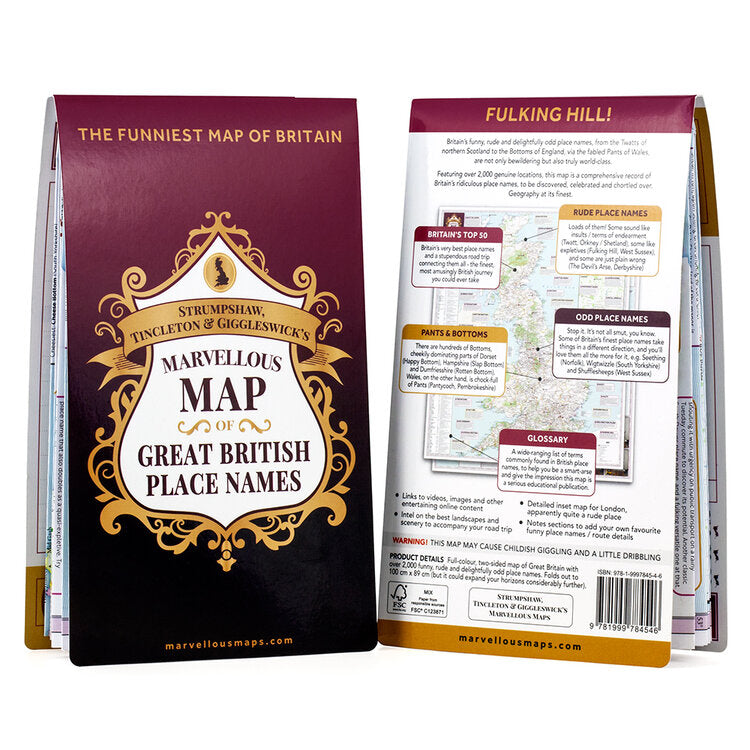 ST&G's Map Of Great British Place Names