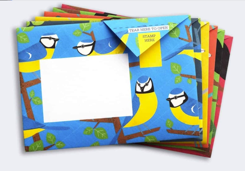 Pigeon Posted  6 Letter Envelopes - Dawn Chorus