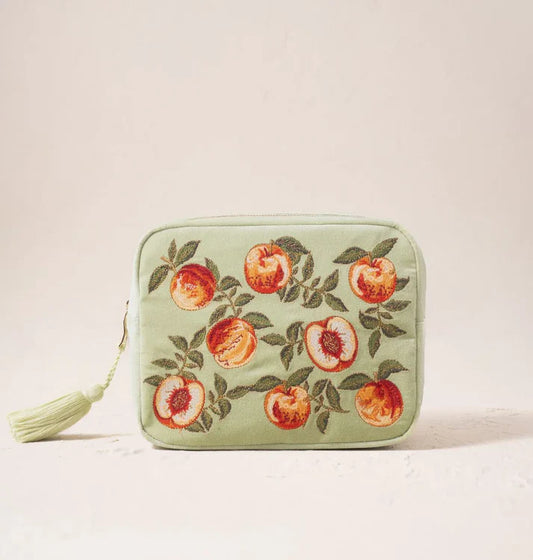 Elizabeth Scarlett Wash Bag Summer Peaches