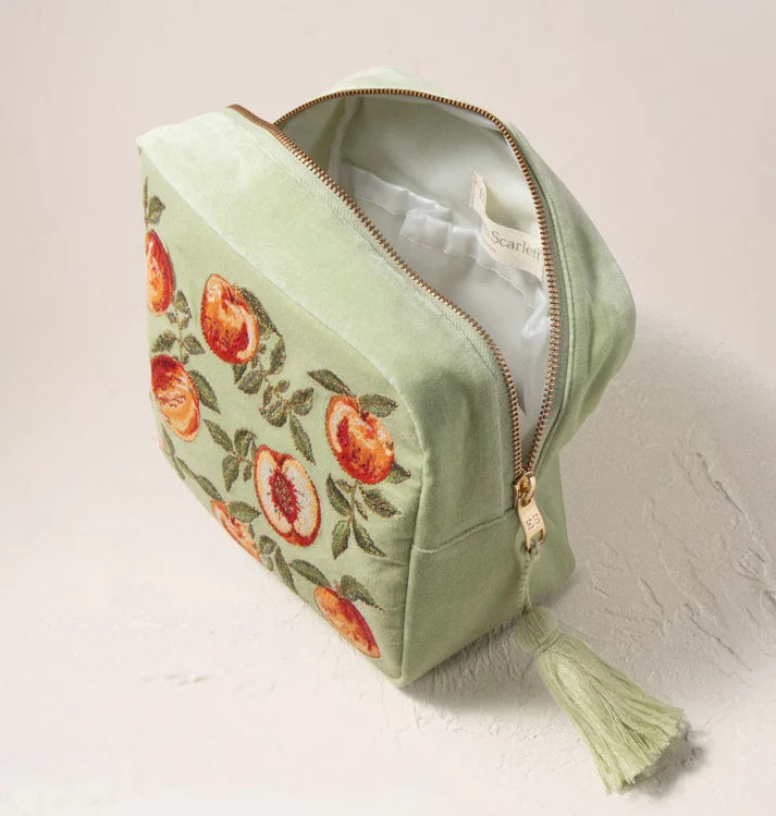 Elizabeth Scarlett Wash Bag Summer Peaches