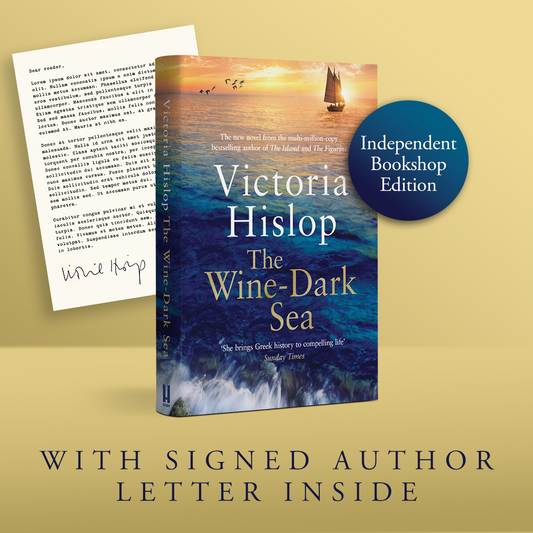 The Wine-Dark Sea by Victoria Hislop SIGNED edition