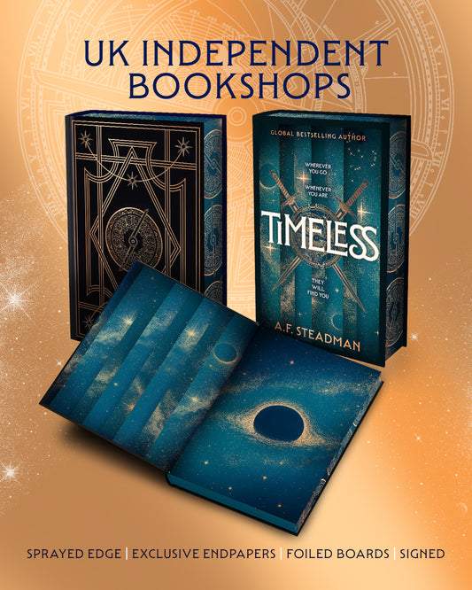 TimeLess The first adult fantasy novel from A.F. Steadman - SIGNED Special Edition