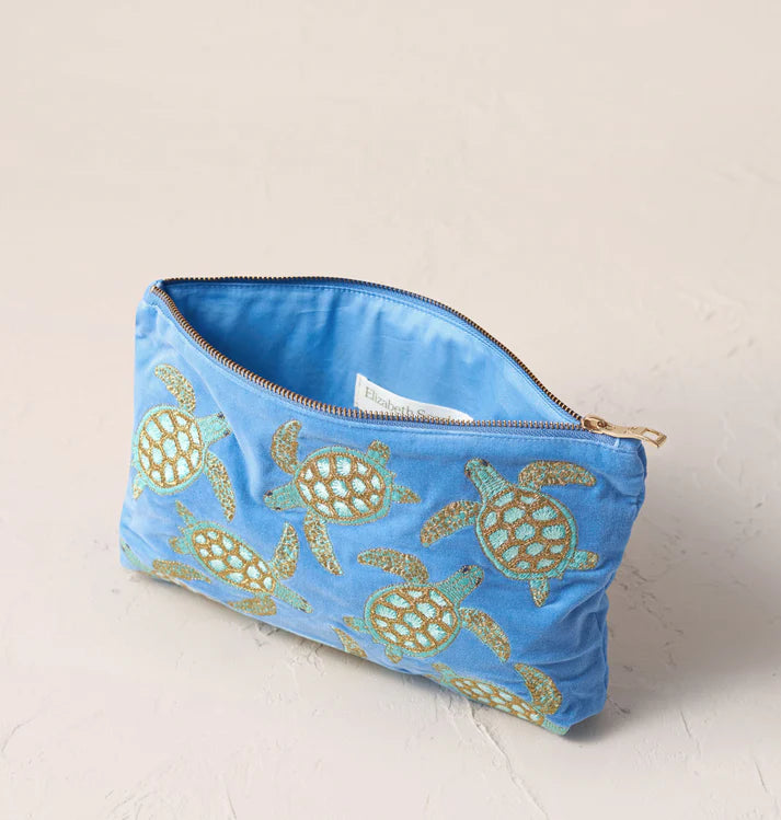 Elizabeth Scarlett Everyday Pouch Swimming Turtle