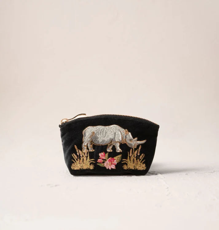 Elizabeth Scarlett Coin Purse Wild Rhino