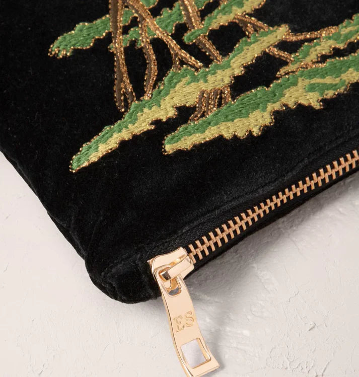 Elizabeth Scarlett Everyday Pouch Wild Rhino Velvet