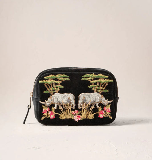 Elizabeth Scarlett Makeup Bag Wild Rhino