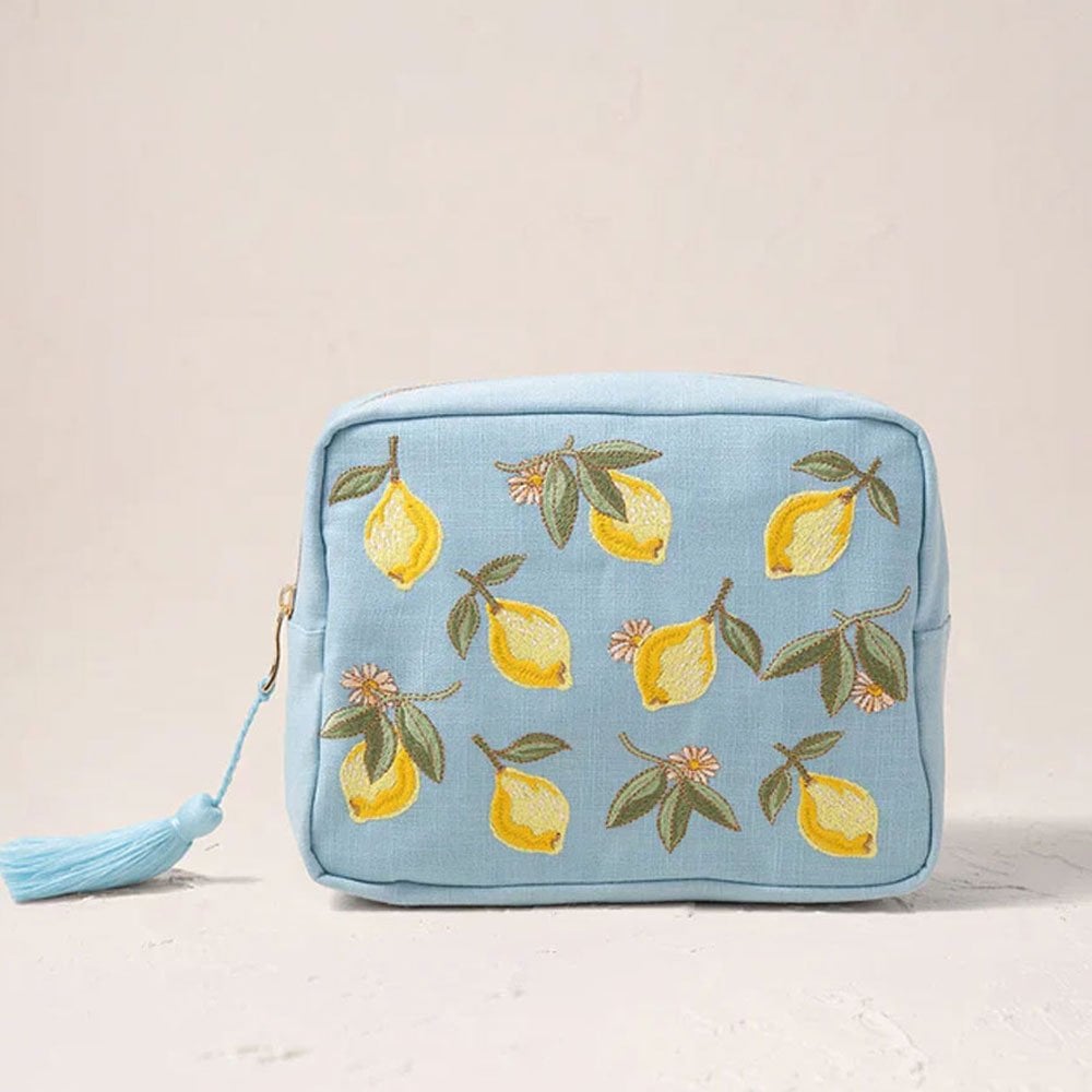 Elizabeth Scarlett Wash Bag Lemon Blossom