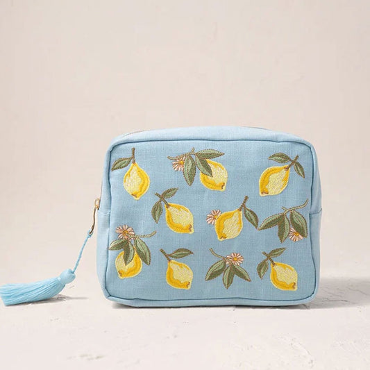 Elizabeth Scarlett Wash Bag Lemon Blossom