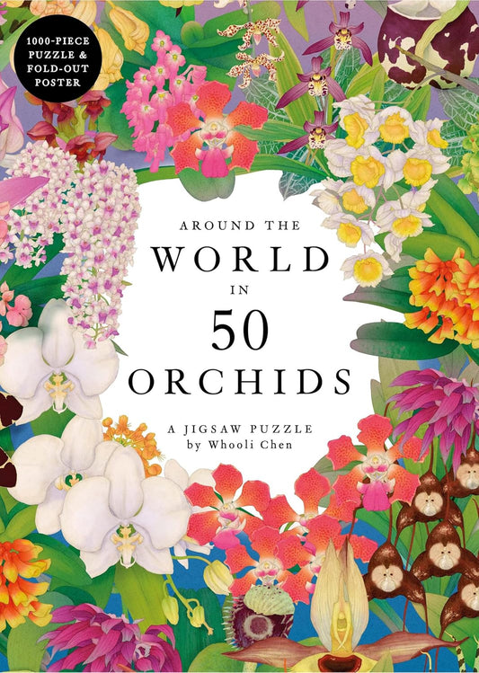 Around the World in 50 Orchids : A Jigsaw Puzzle