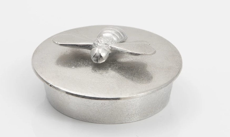 Large Pewter Trinket Box by Lancaster & Gibbings (Bee)